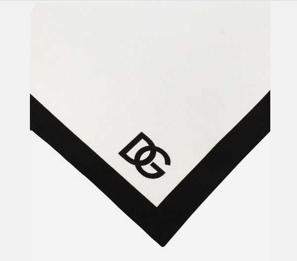 Zestaw dwóch bawełnianych serwetek Dolce&Gabbana, DG Logo