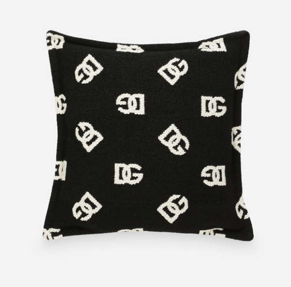 Poduszka bouclé Dolce&Gabbana, DG Logo