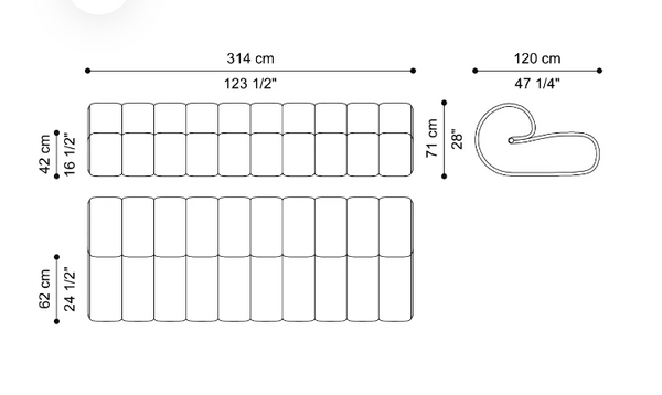 Sofa czteroosobowa Gianfranco Ferré Home, Haaga