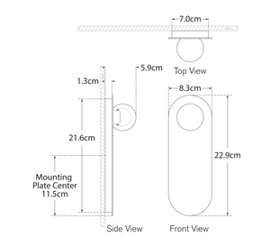 Pertica 9’ wall lamp by Kelly Wearstler Visual Comfort brand