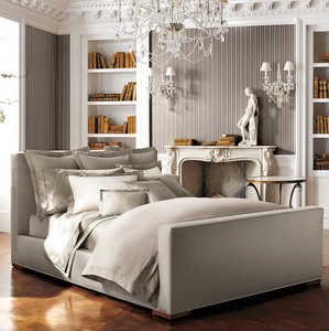 Ralph Lauren Home sheet, from the Langdon collection (Silver)