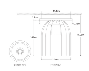 Plafon Asalea 5" projektu Aerin marki Visual Comfort