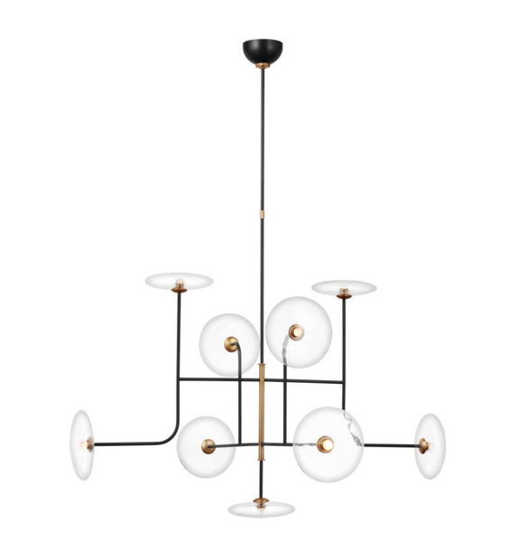 Calvino X-Large Arched Ian K.Fowler chandelier by Visual Comfort