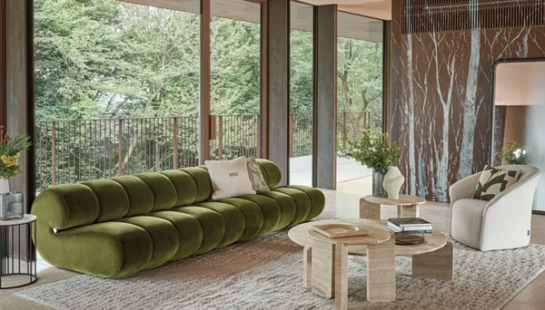 Four-seater sofa by Gianfranco Ferré Home, Haaga