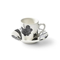 Ralph Lauren Home x Burleigh Garden Vine Espresso Cup (Black)