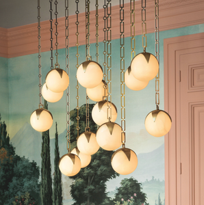 Alesa L chandelier by Eichholtz