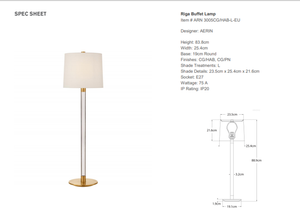 Lampa stołowa Aerin Riga marki Visual Comfort