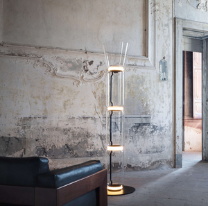 Lampa podłogowa Noctambule Floor 2 High Cylinder Bowl marki Flos