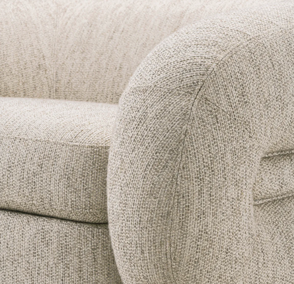 Cosenza swivel armchair by Eichholtz