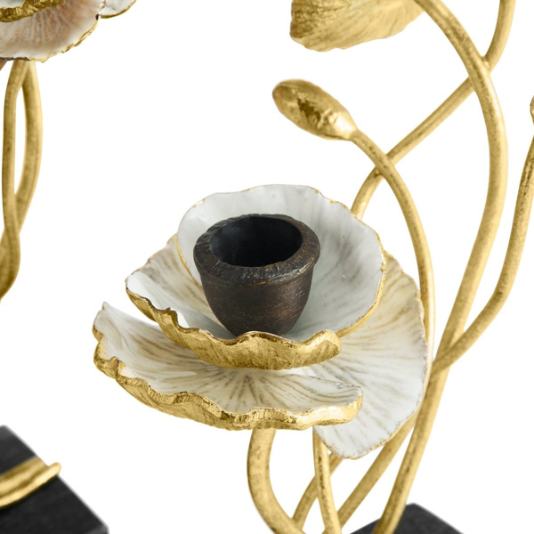 Set of two candle holders by Michael Aram, from the Anemone collection