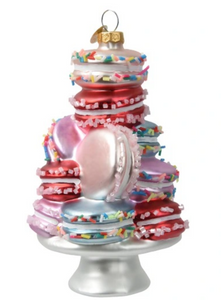 Ozdoba świąteczna - makaronikowa patera