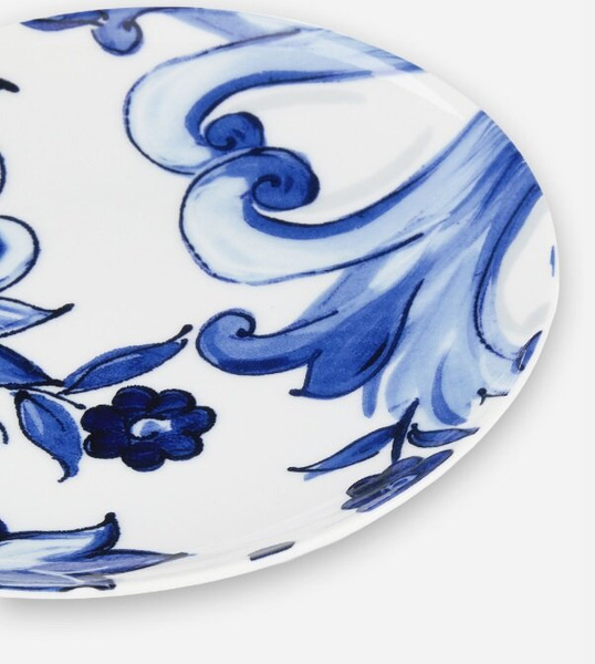 Set of two Dolce & Gabbana bread and butter plates, Blu Mediterraneo