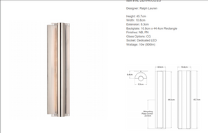 Ralph Lauren Home Daley Wall lamp Medium