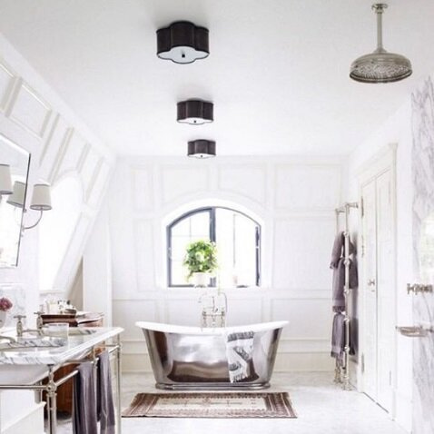 Alexa Hampton Plafond Basil Flush Mount-small