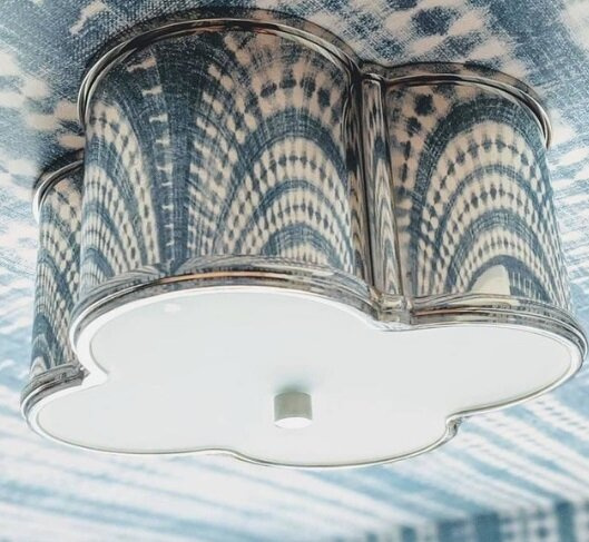 Plafon Alexa Hampton Basil Flush Mount-small marki Visual Comfort