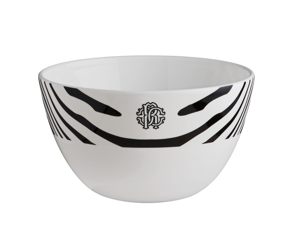 Miseczka do ryżu Roberto Cavalli Home, z kolekcji Zebrage