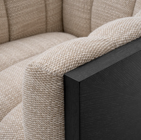 Davide swivel armchair by Eichholtz