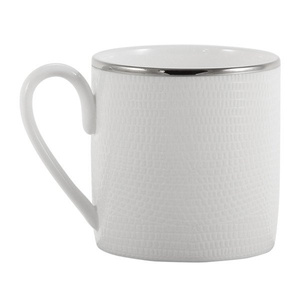 Roberto Cavalli Home coffee cup, from the Lizzard (Platin) collection