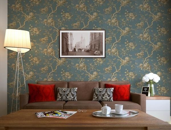 Ashfield Floral Ralph Lauren Home wallpaper, from the Signature Papers collection
