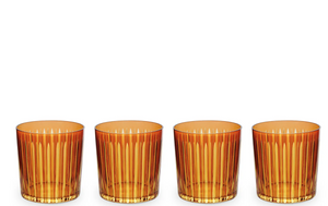 Set of four L'Objet Prism glasses