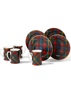 Zestaw porcelanowych kubków i talerzyków marki Ralph Lauren Home, z kolekcji Alexander