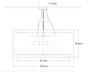Lampa wisząca Walker Large projektu Kate Spade New York 