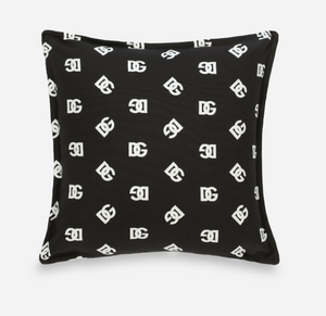Dolce&Gabbana canvas cushion, DG Logo 