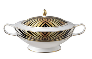 Roberto Cavalli Home soup tureen, from the Ray of Gold collection
