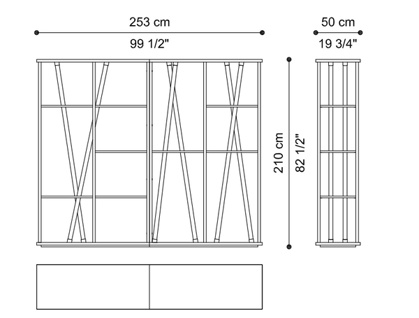 Taxila shelving unit by Etro Home