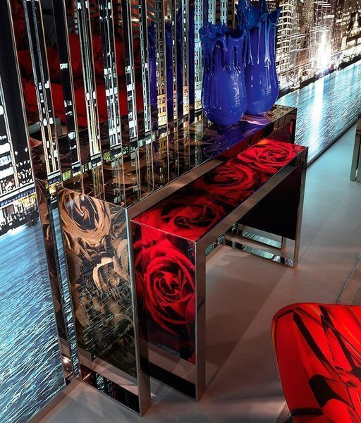 Roberto Cavalli Home Interiors Golden Bridge Console