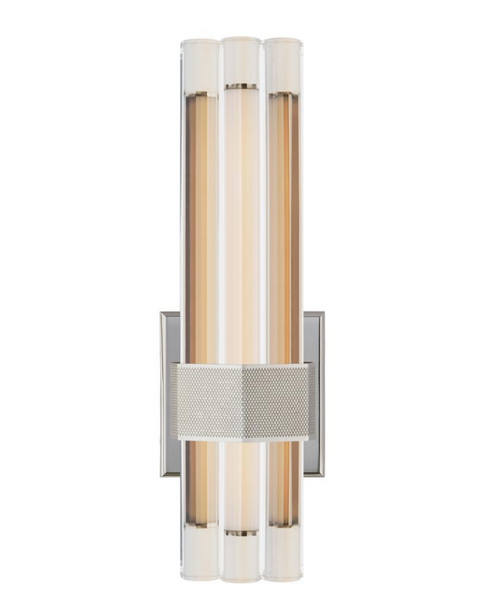 Fascio 14" asymmetric wall lamp designed by Lauren Rottet