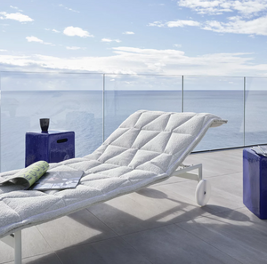 Flair reclining lounger by Gervasoni 1882