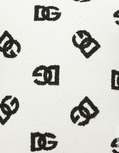 Dolce&Gabbana bouclé cushion, DG Logo