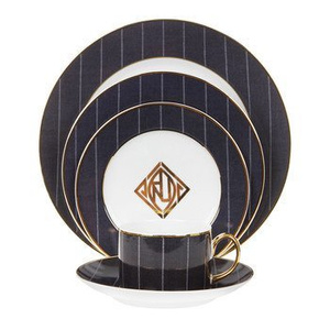 Talerz sałatkowy Ralph Lauren Home, z kolekcji Ascot