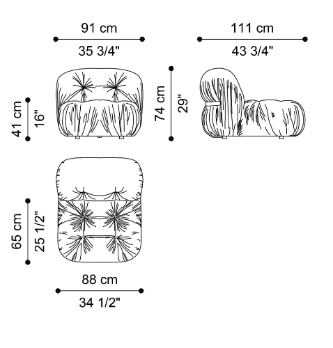 Gianfranco Ferré Home Brompton armchair