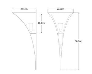 Kinkiet Alina Tail projektu Aerin marki Visual Comfort