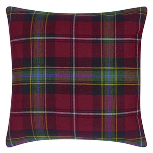 Ralph Lauren Dunmore Plaid Currant decorative pillow