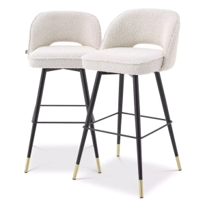 Eichholtz Cliff 2 set of two high bar chairs