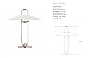 Ralph Lauren Home Cara Table Lamp