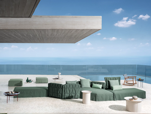 Flair modular garden sofa by Gervasoni 1882