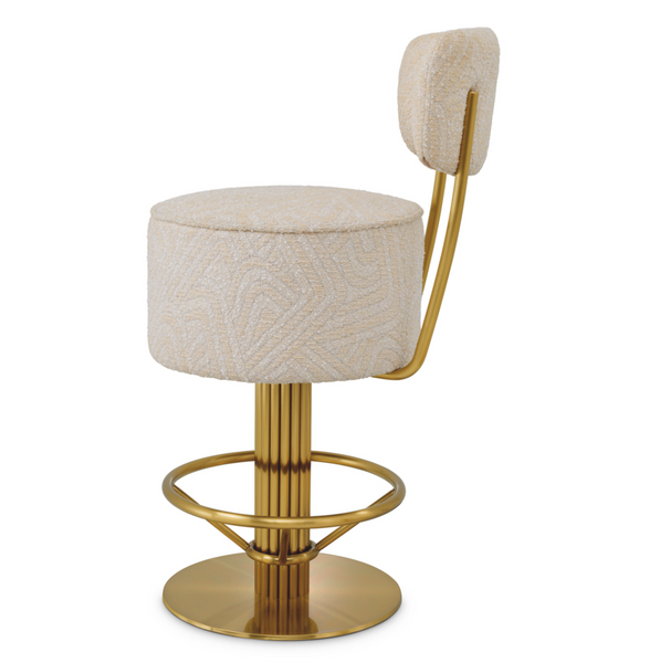 Carleton countertop bar stool by Eichholtz