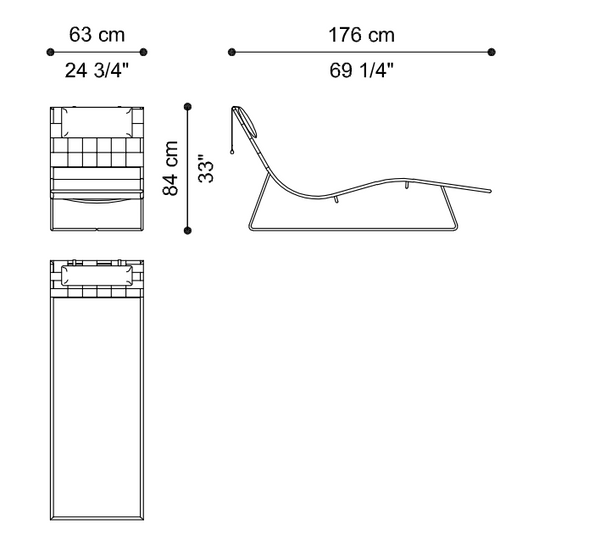 Papeete chaise longue by Roberto Cavalli Home Interiors