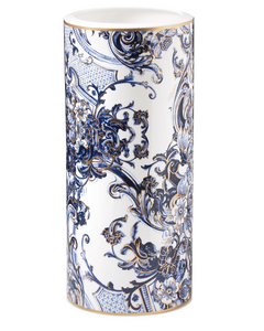 Large Roberto Cavalli Home vase, from the Azulejos collection