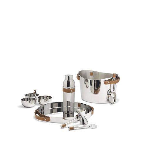 Ralph Lauren Home double champagne cooler, Wyatt collection (Silver)