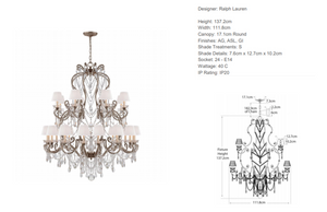 Ralph Lauren Home Adrianna Large Chandelier