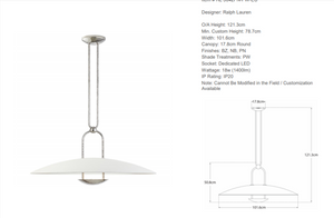 Lampa wisząca Ralph Lauren Home Cara Large 