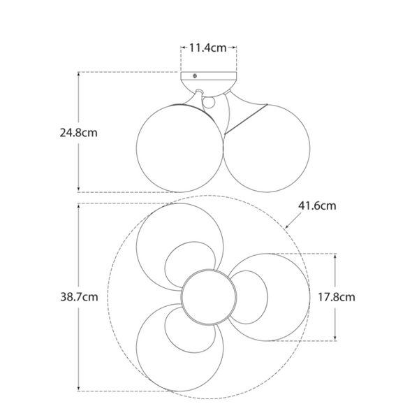 Plafon Cristol Large projektu Aerin marki Visual Comfort