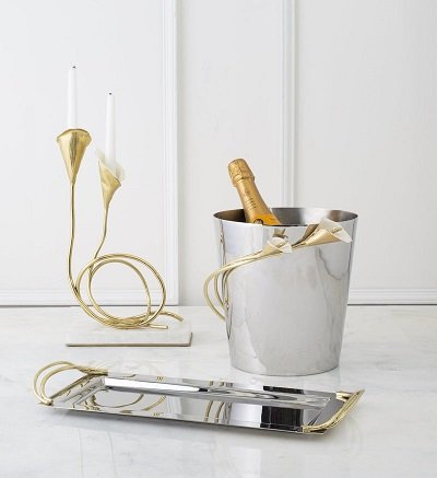 Michael Aram photo frame, from the Calla Lily Midnight collection