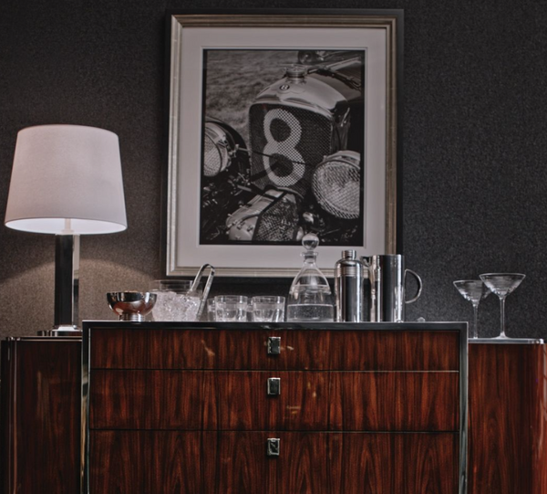 Ralph Lauren Home crystal decanter, from the Langley collection