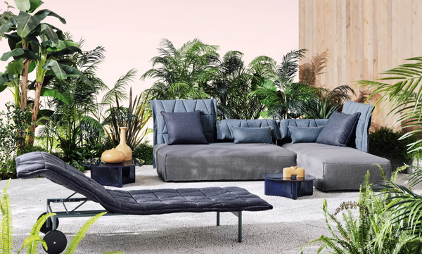 Flair reclining lounger by Gervasoni 1882